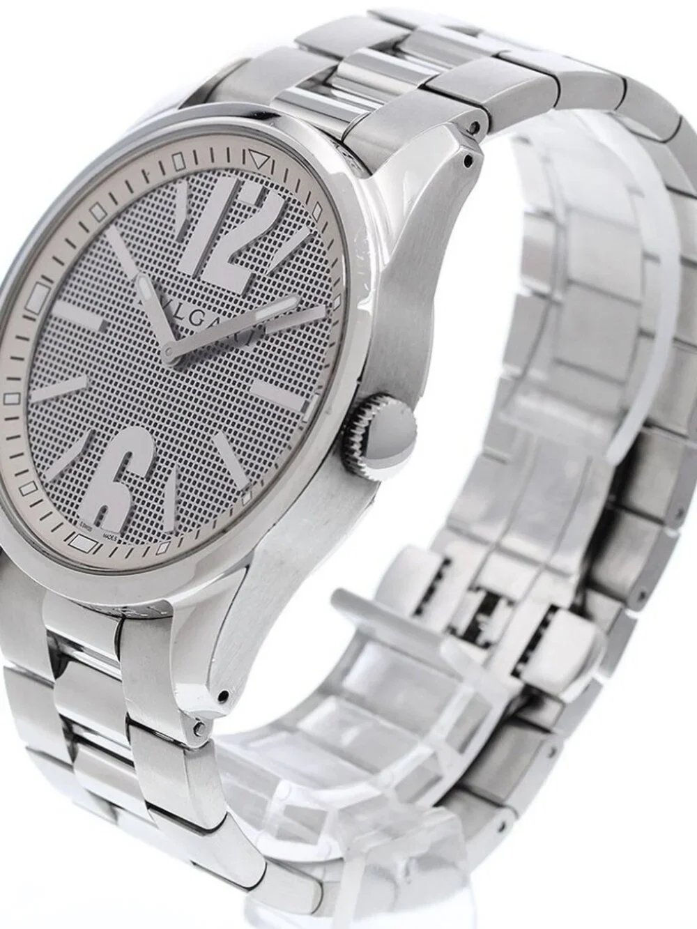 BVLGARI Solo tempo ST42S gray Dial Quartz Men's Watch_958340